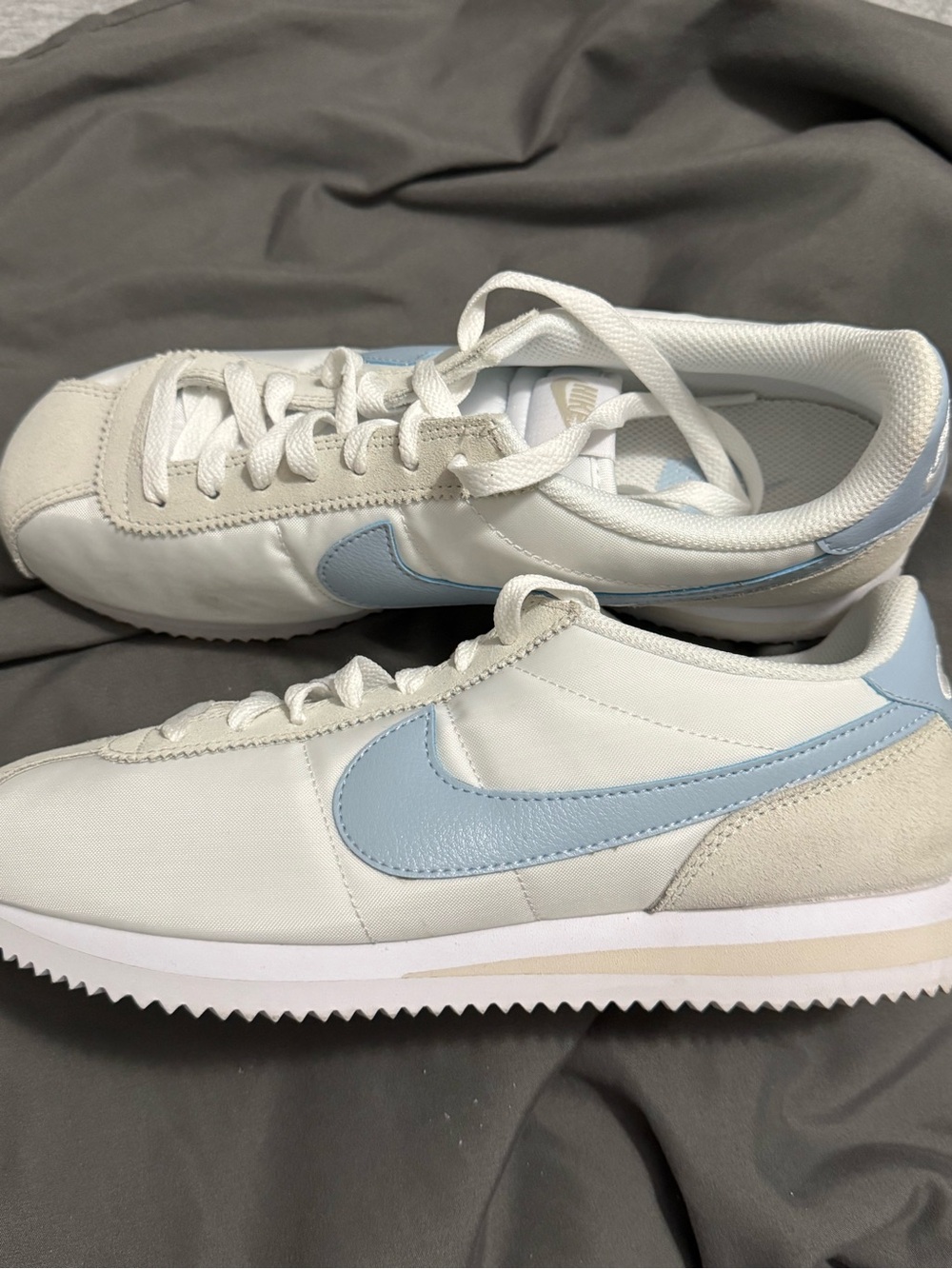 Nike Cortez Light Blue and White Retro Runner Sneakers